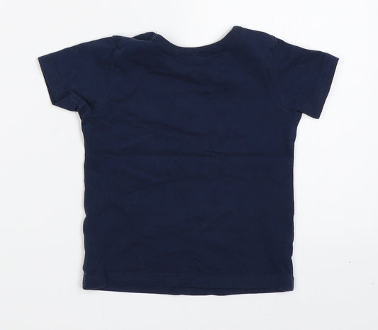 George Boys Blue   Basic T-Shirt Size 6-9 Months