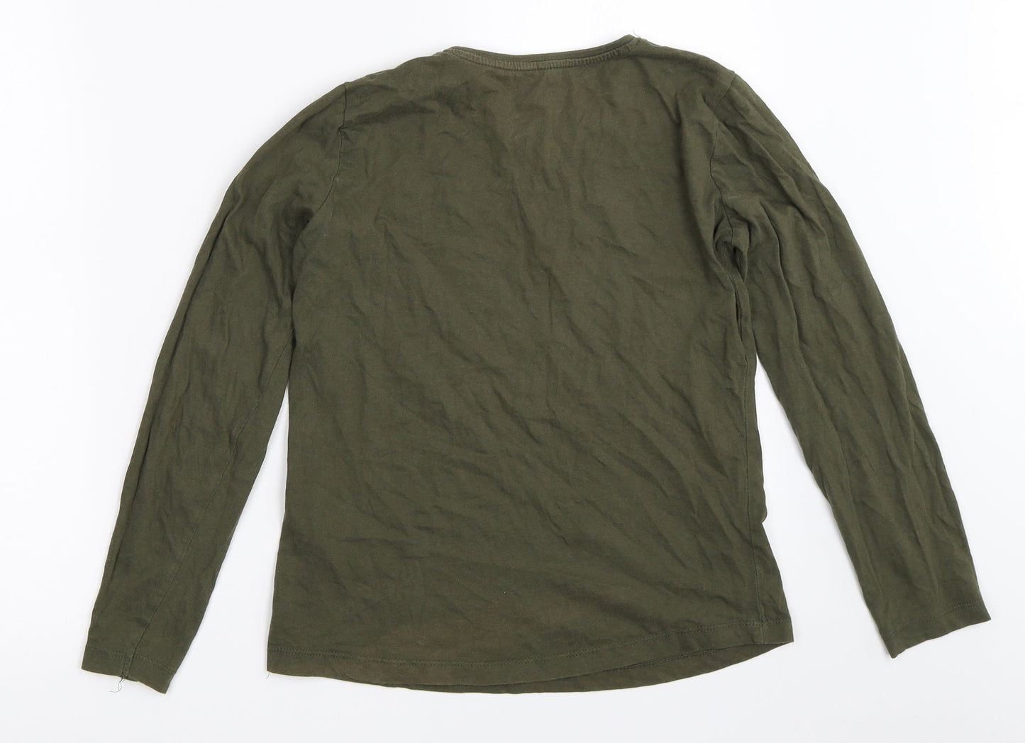 Primark Girls Green   Basic T-Shirt Size 11-12 Years