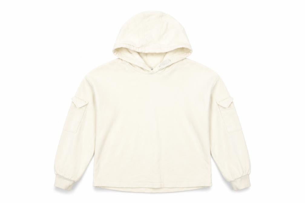 Marks and Spencer Girls Ivory   Pullover Hoodie Size 11-12 Years