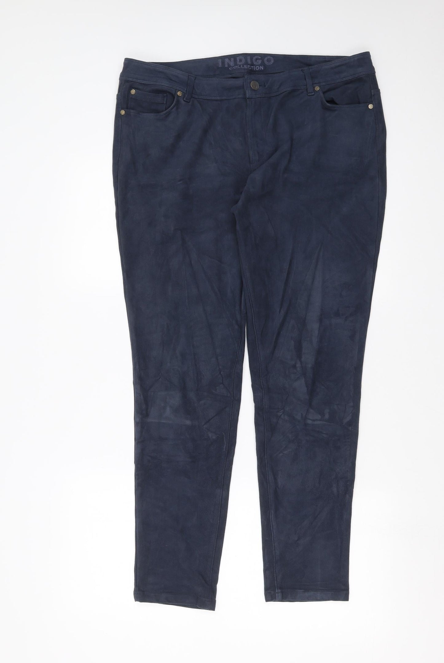 Marks and Spencer Womens Blue   Trousers  Size 16 L29 in