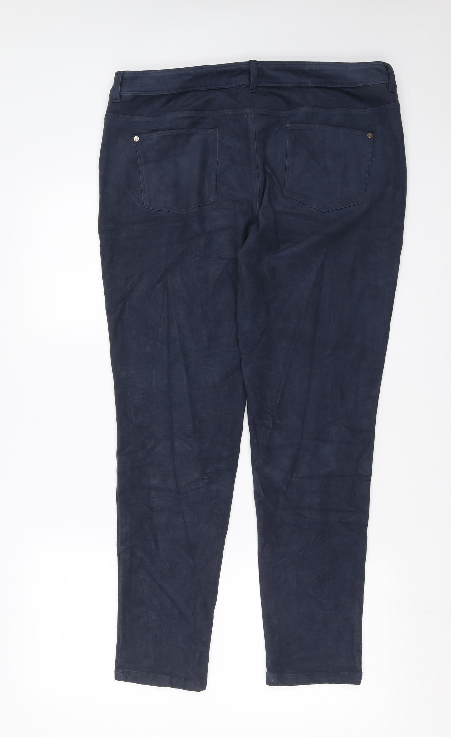 Marks and Spencer Womens Blue   Trousers  Size 16 L29 in