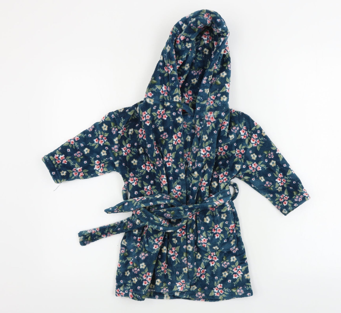 NEXT  Girls Green Floral   Gown Size 2 Years