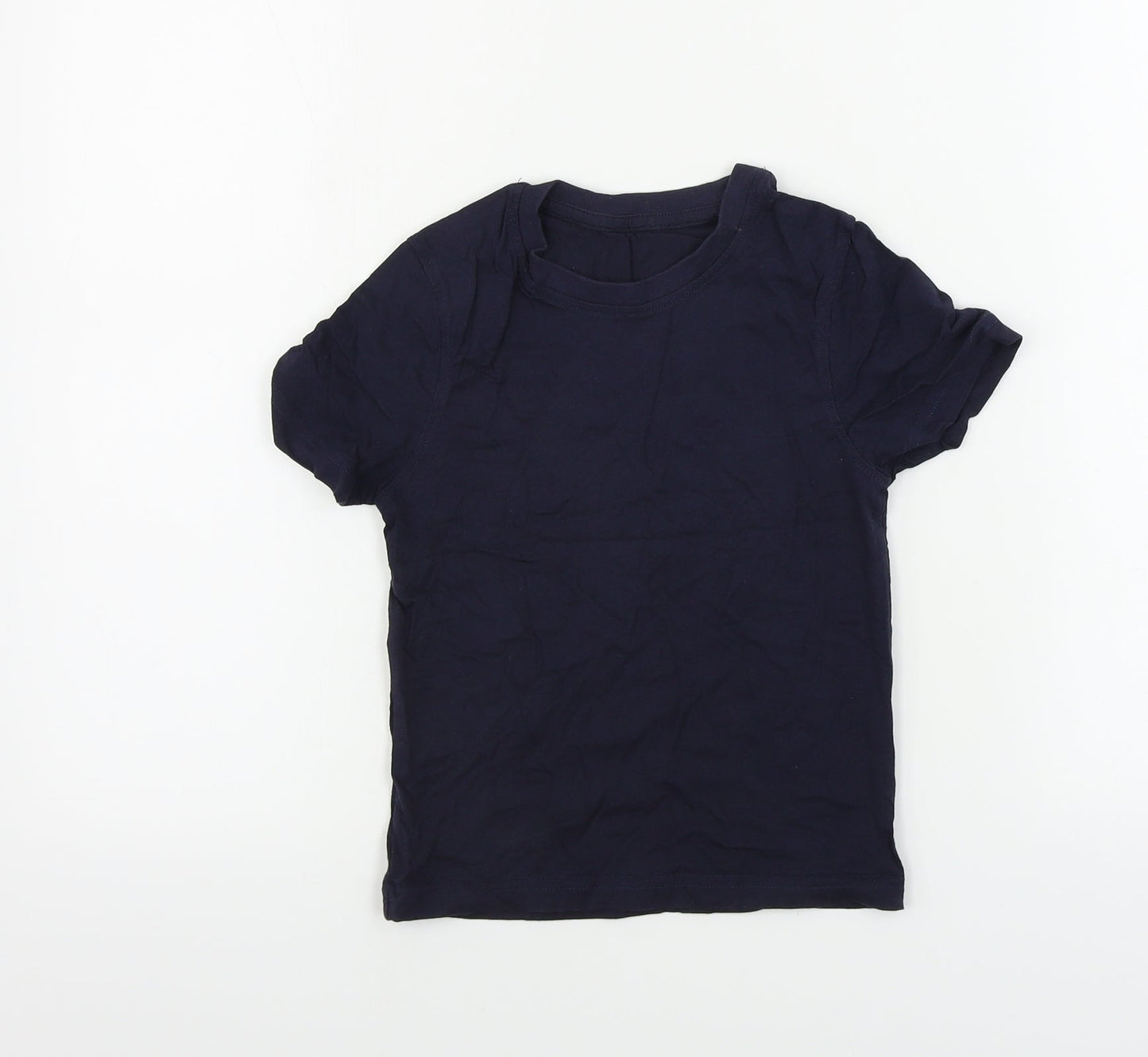 George  Boys Blue   Basic T-Shirt Size 4-5 Years