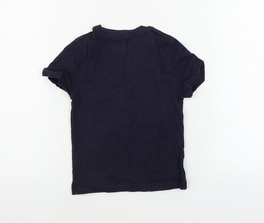 George  Boys Blue   Basic T-Shirt Size 4-5 Years