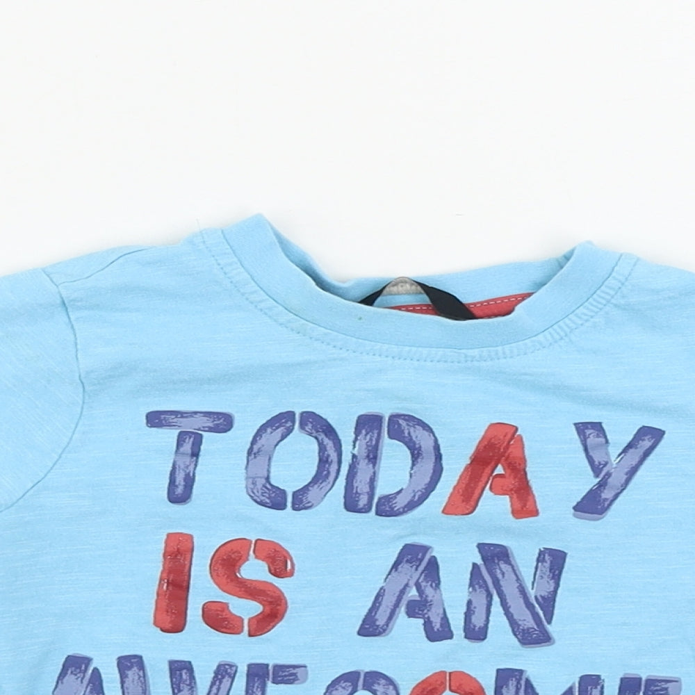 George  Boys Blue   Basic T-Shirt Size 2 Years