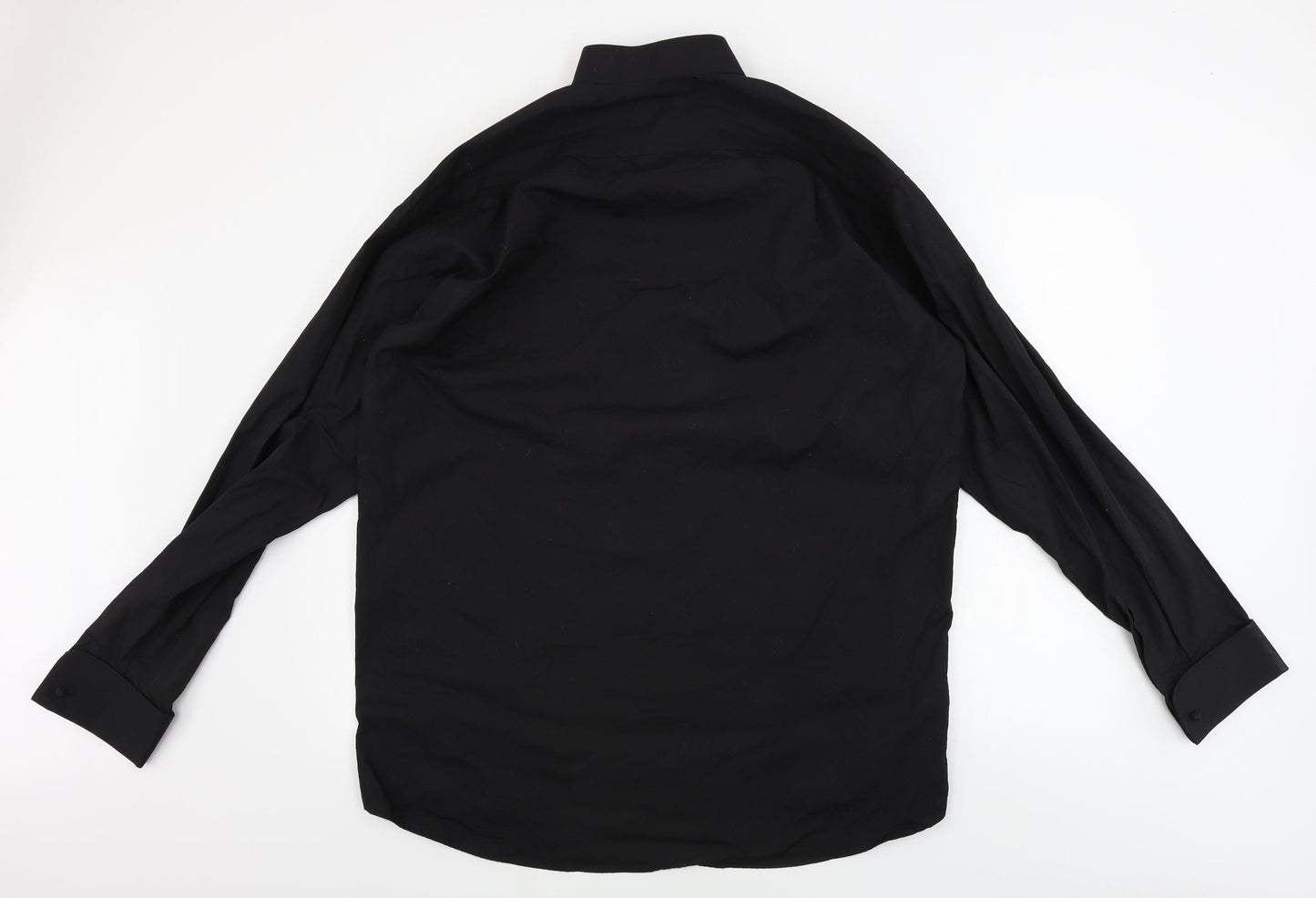 colin ross Mens Black    Button-Up Size 17