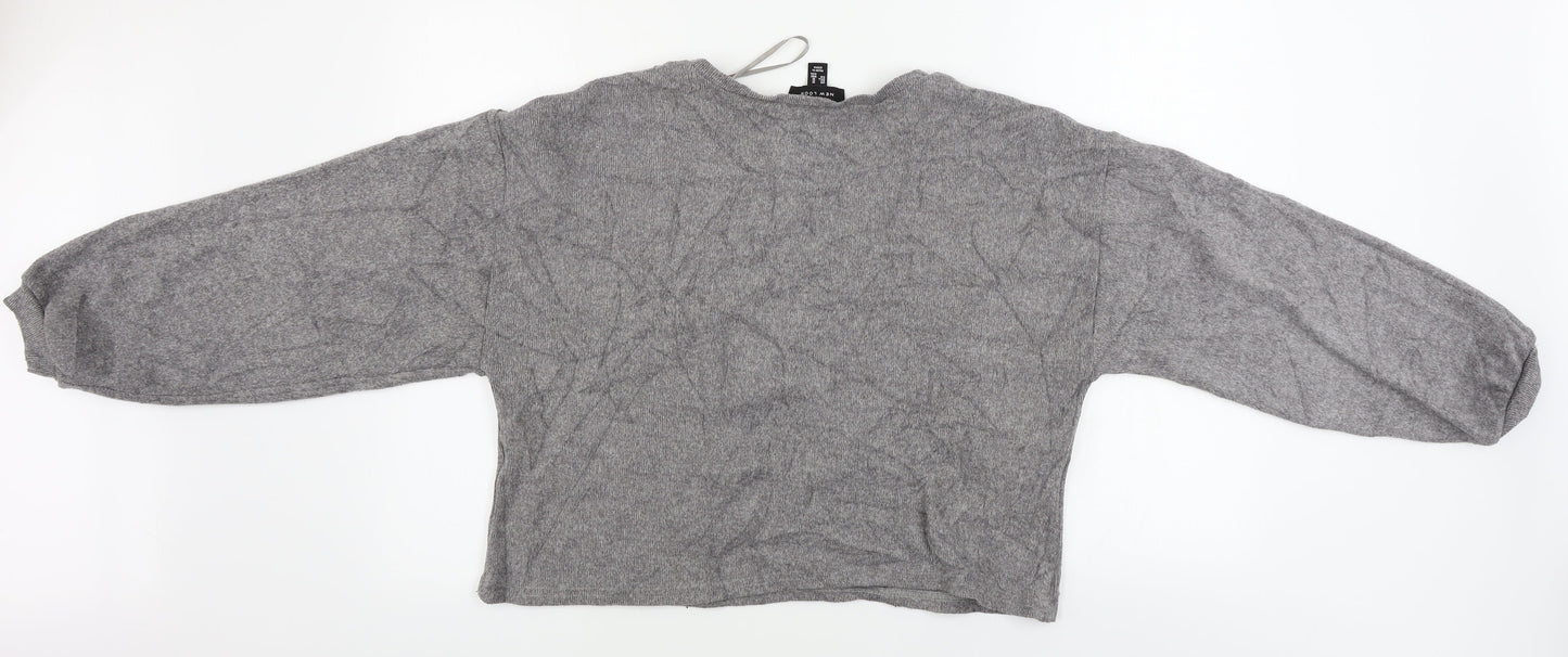 New Look Womens Grey   Pullover Jumper Size M