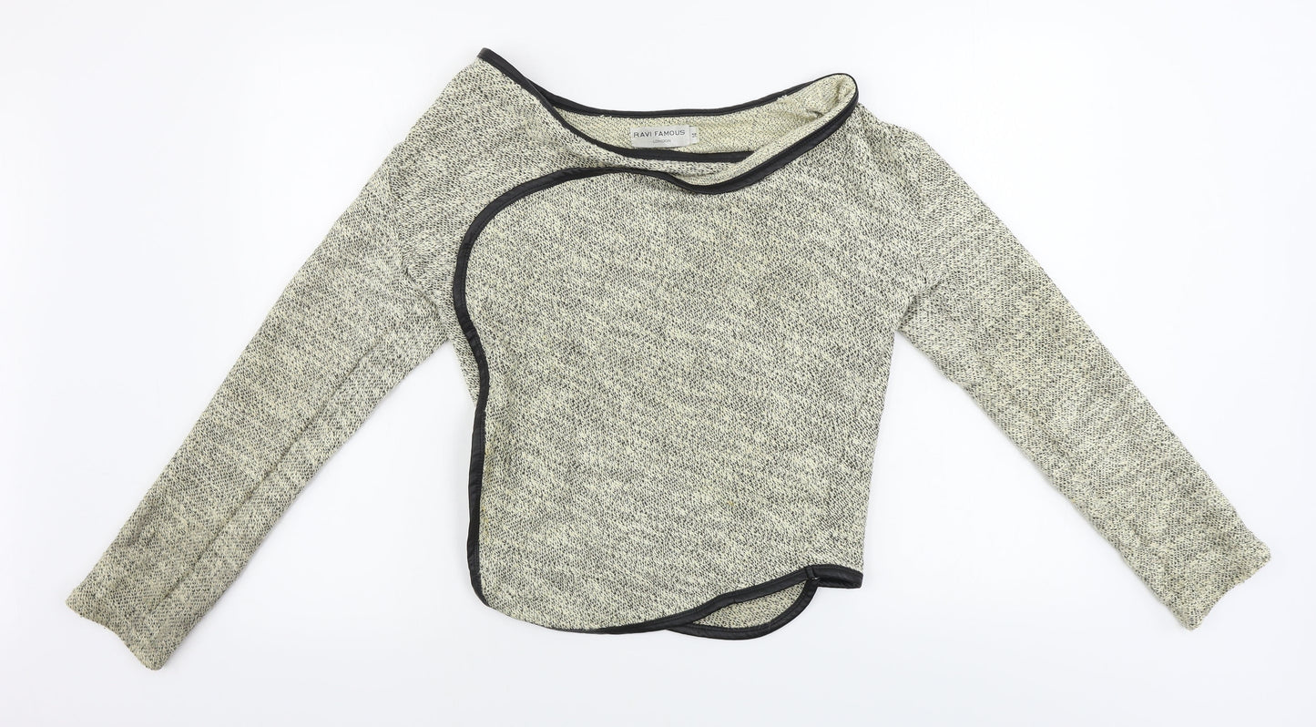 Ravi Famous  Womens Beige   Cardigan Jumper Size 14