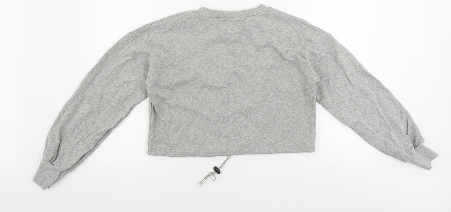 PRETTYLITTLETHING  Womens Grey   Pullover Jumper Size 4