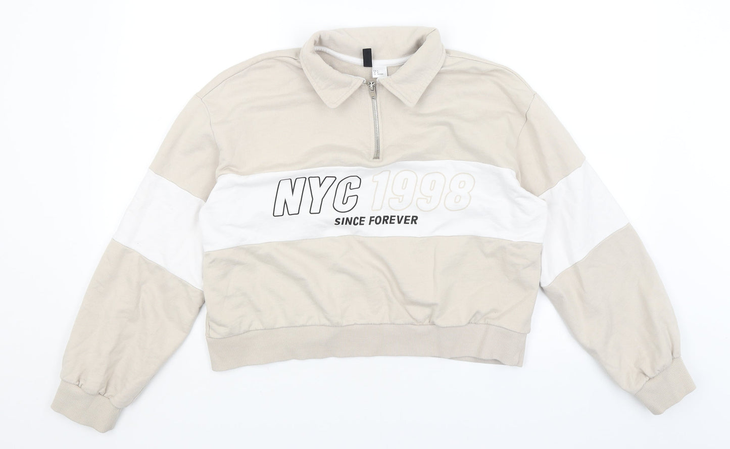 Divided Womens Beige   Pullover Jumper Size S  - NYC