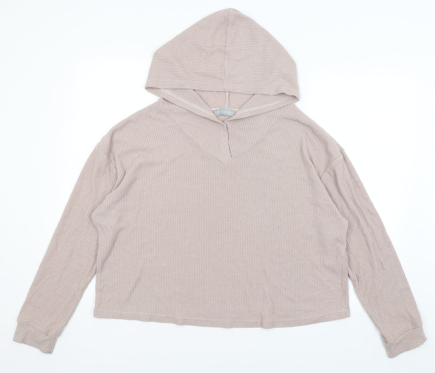 New Look Womens Pink   Pullover Hoodie Size L