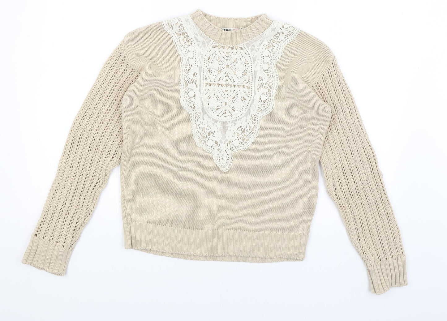 Chelsea Girl Womens Beige   Pullover Jumper Size 10