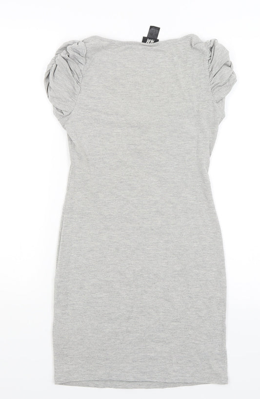 H&M Womens Grey   T-Shirt Dress  Size XS