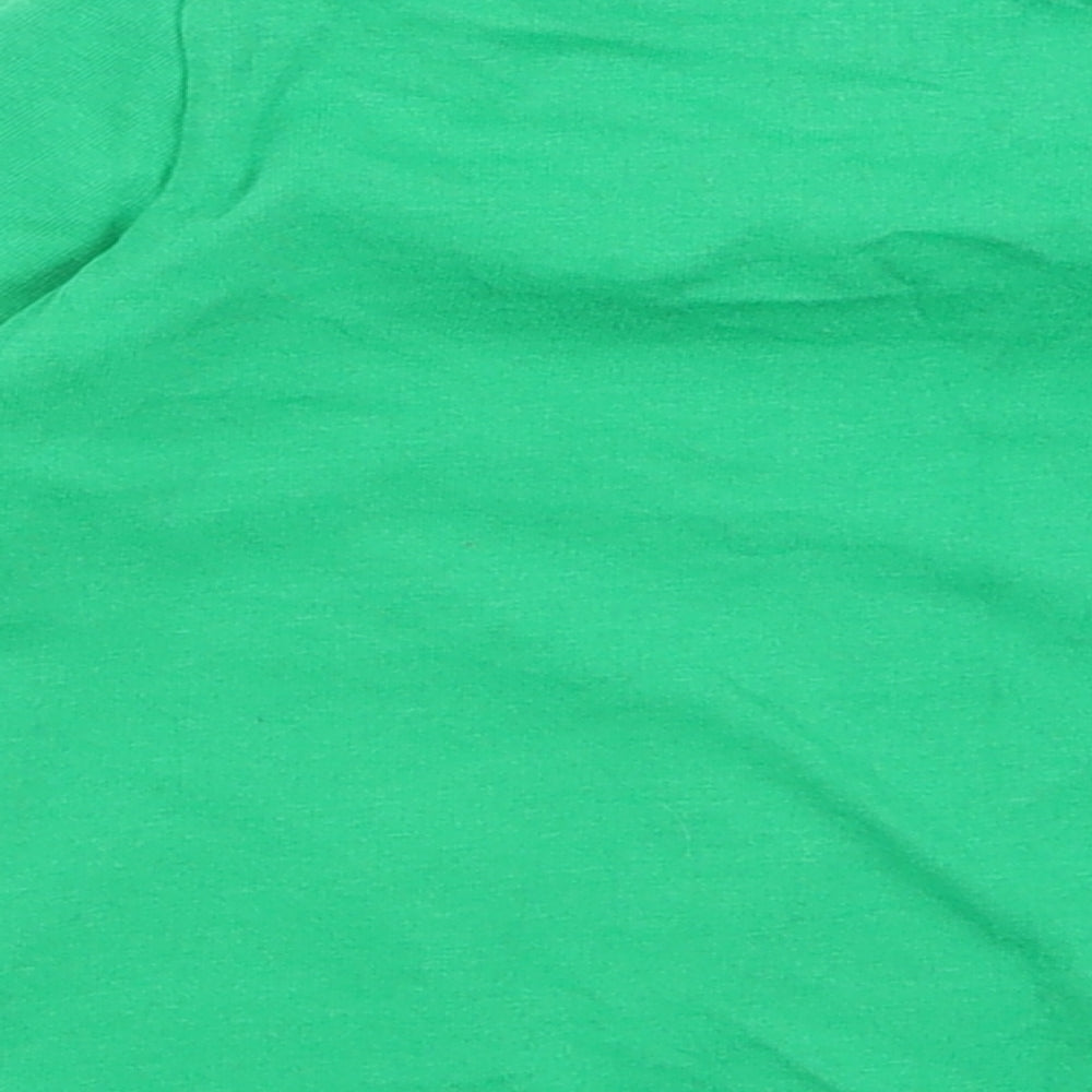 F&F Baby Green   Basic T-Shirt Size 6-9 Months  - Santa's Little Helper