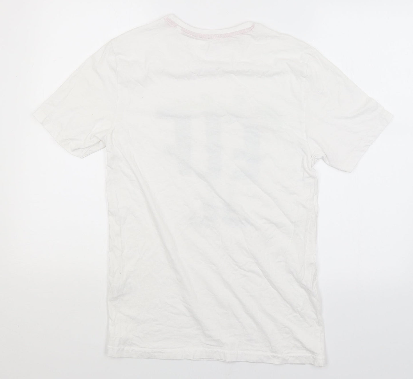 Easy Mens White    T-Shirt Size S  - Big Boss Elf