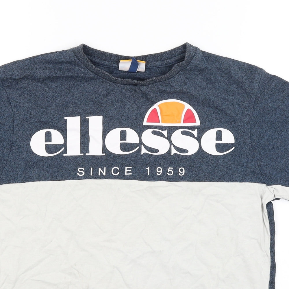 ellesse Mens Blue    T-Shirt Size XS