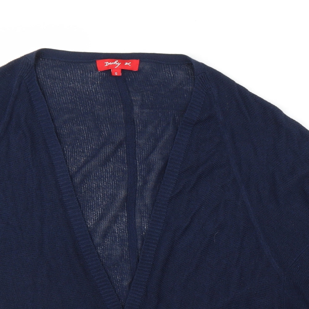 Derhy Womens Blue   Cardigan Jumper Size S