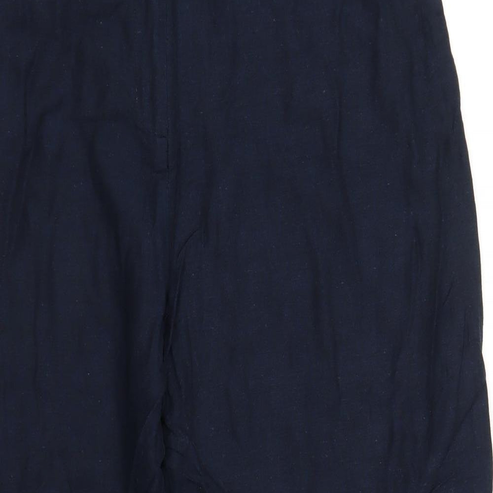 Casual Comfort Womens Blue   Capri Trousers Size 18 L24 in