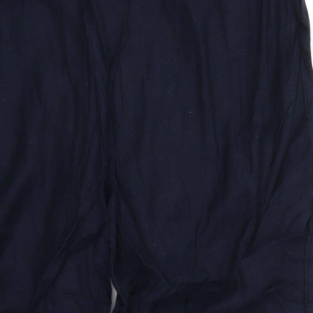 Casual Comfort Womens Blue   Capri Trousers Size 18 L24 in