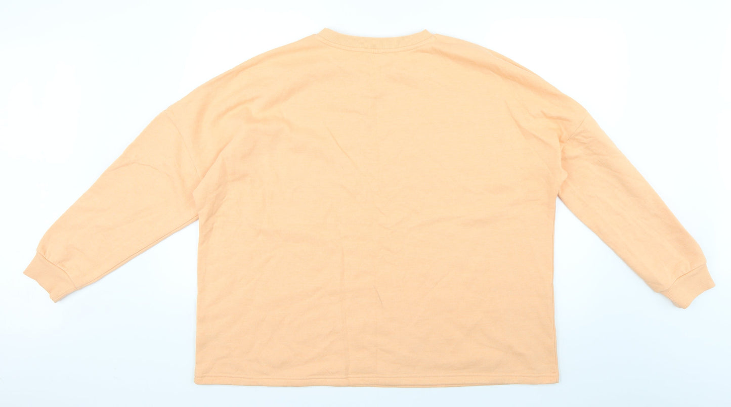 Papaya Mens Orange   Pullover Jumper Size XL