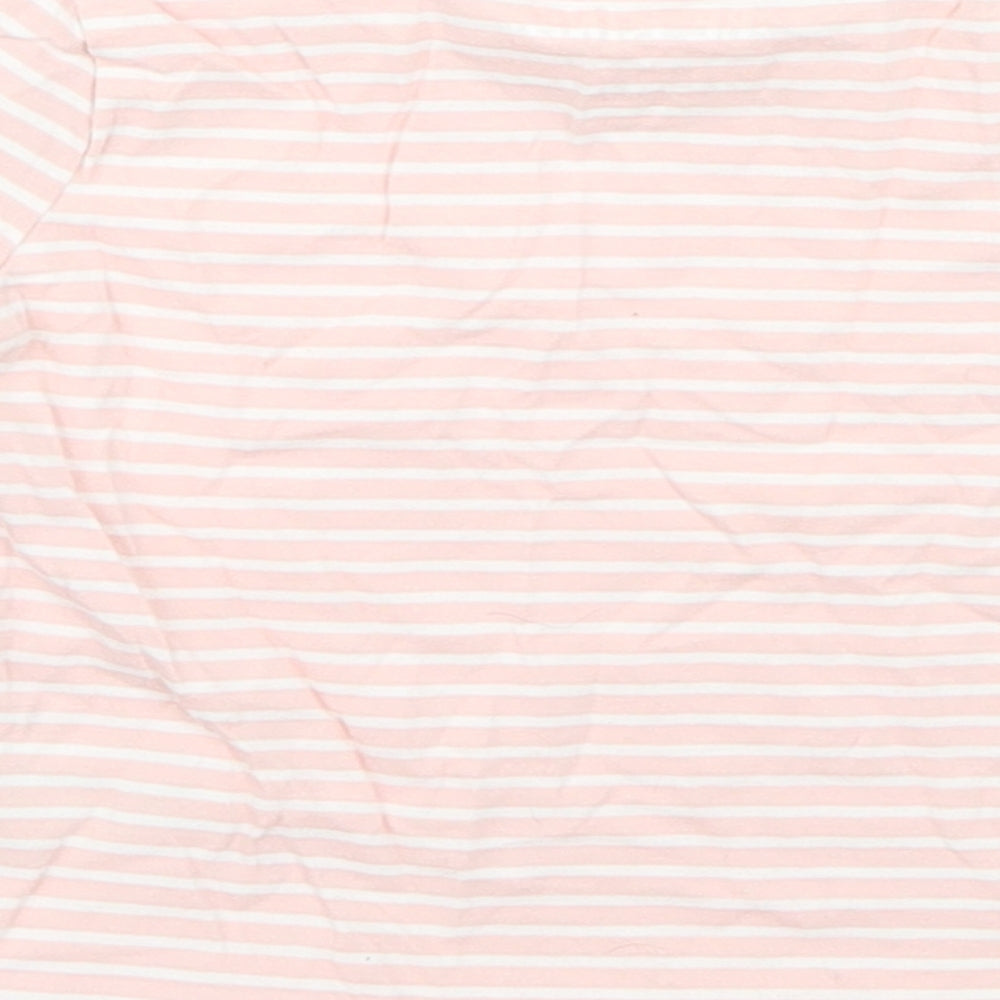 F&F Baby Pink Striped  Basic T-Shirt Size 12-18 Months