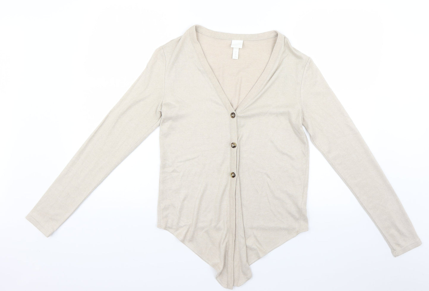 H&M Womens Beige   Cardigan Jumper Size XS