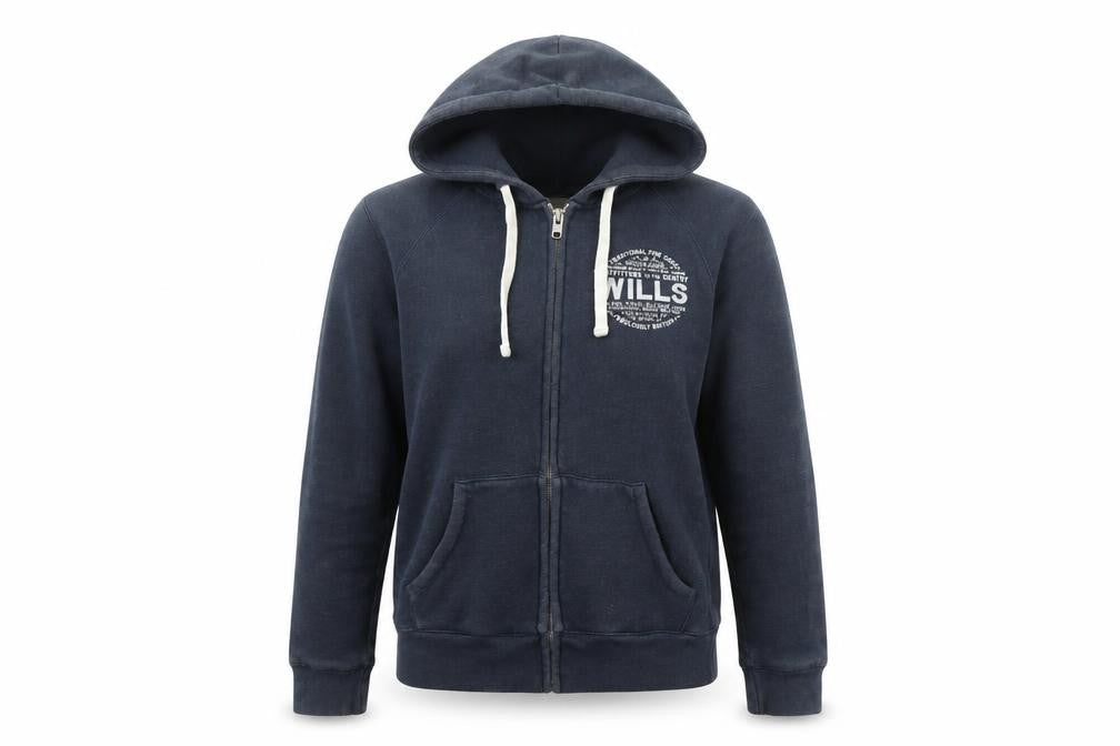 Womens UK Size 8  Jack Wills Blue Cotton Jacket