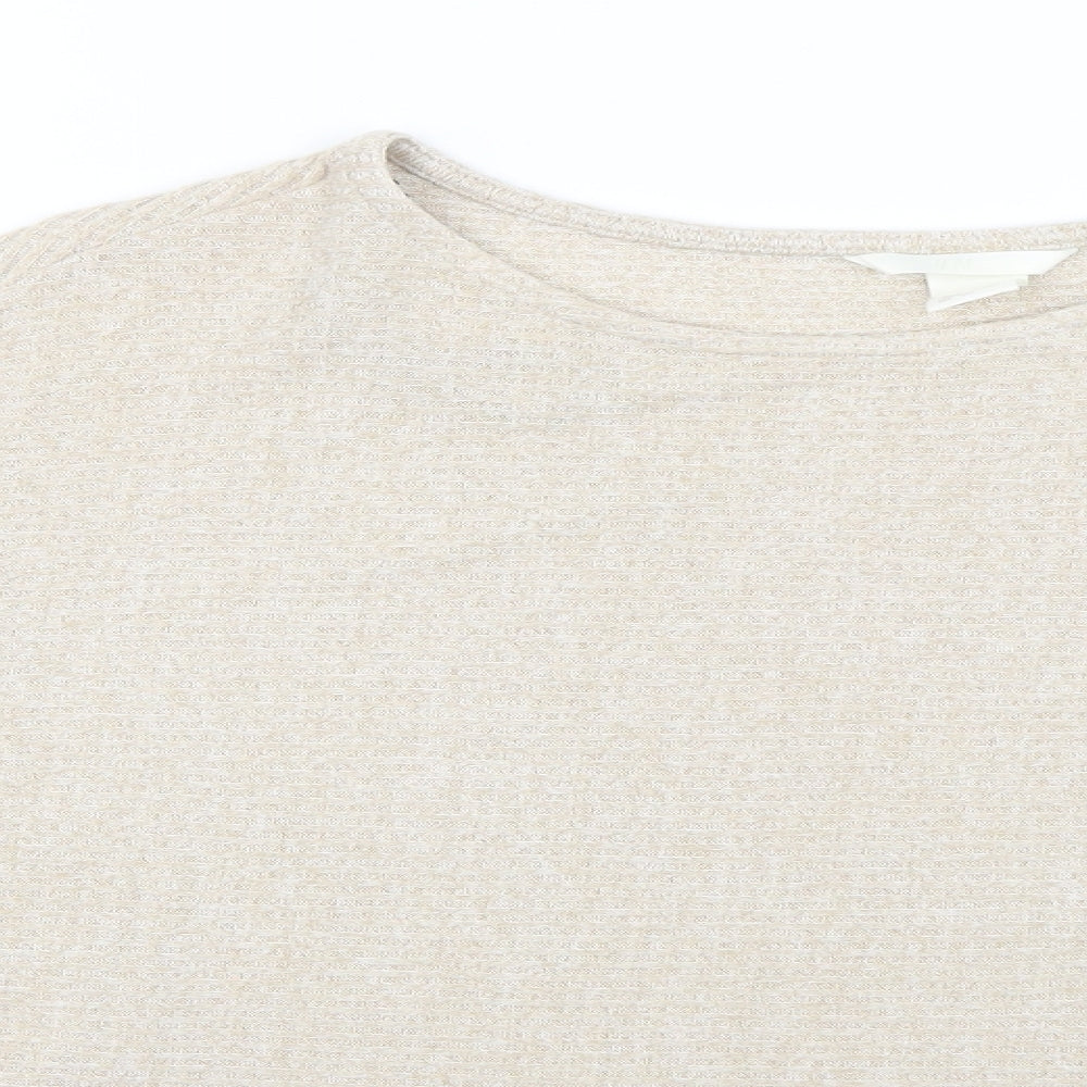 H&M Womens Beige   Pullover Jumper Size S
