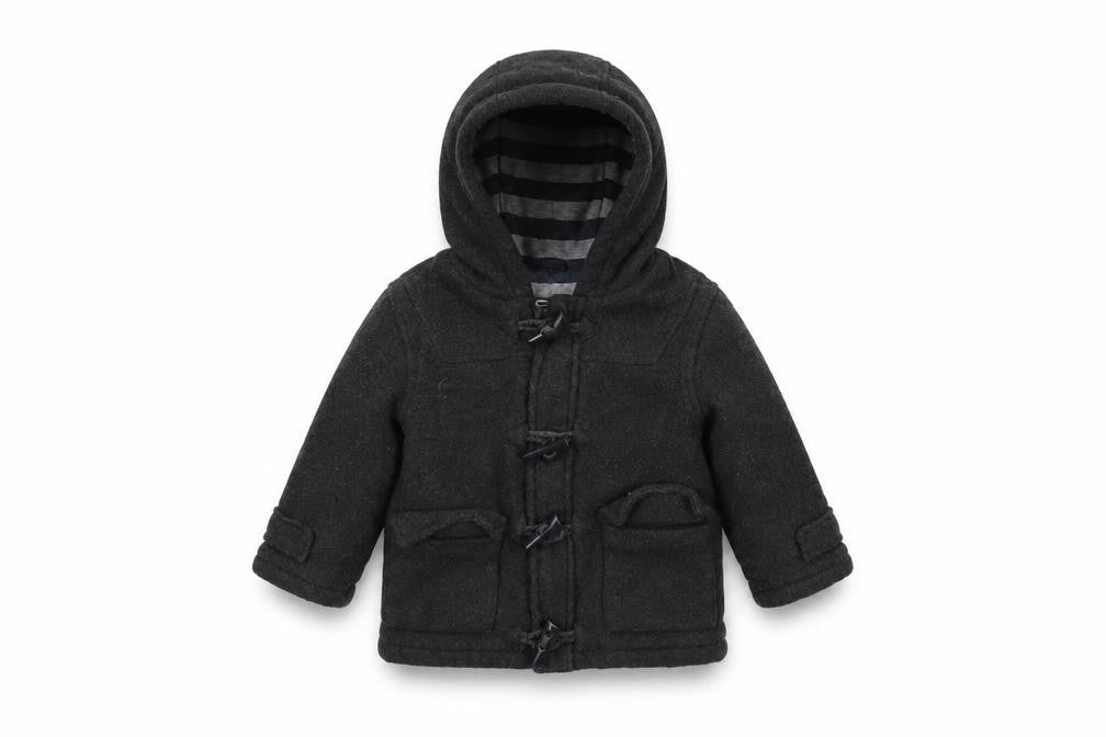 Front view of Marks & Spencer Baby Grey Jacket, size 12, Months