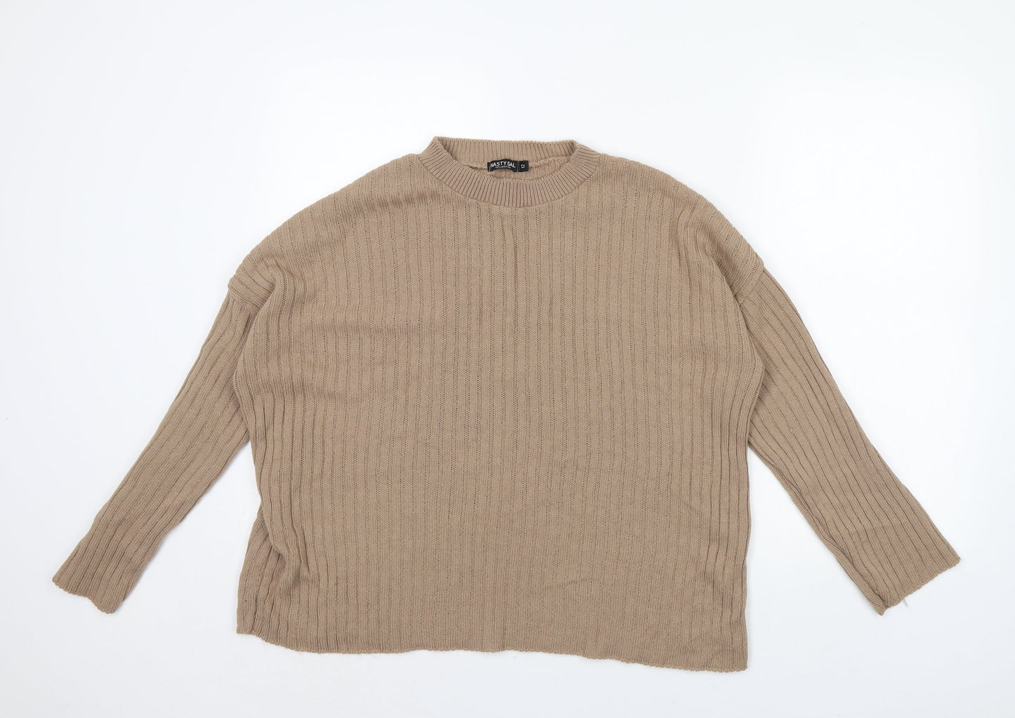 Nasty Gal Womens Brown   Pullover Jumper Size 12