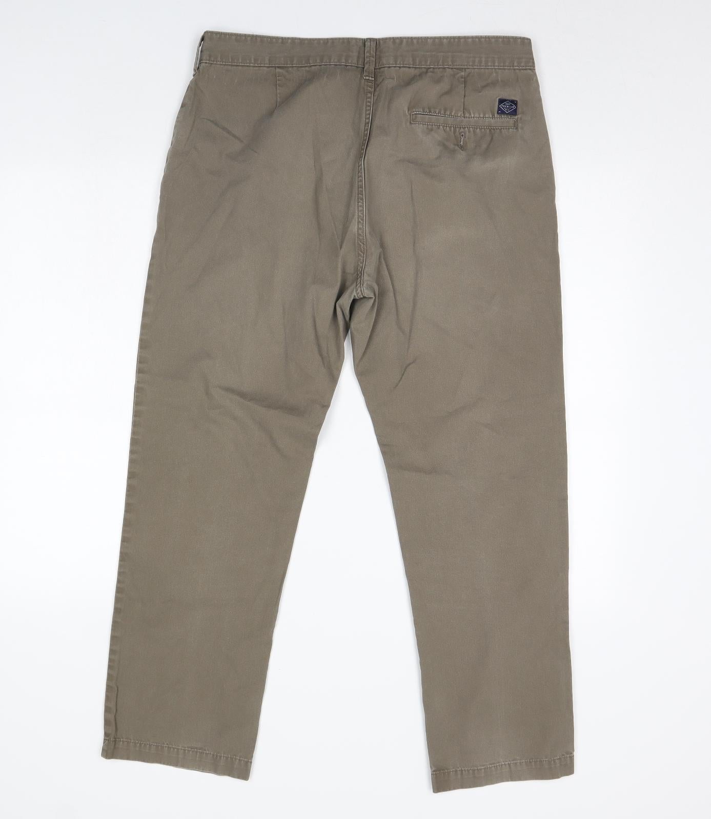 M&S Womens Brown   Trousers  Size 34 in L29 in