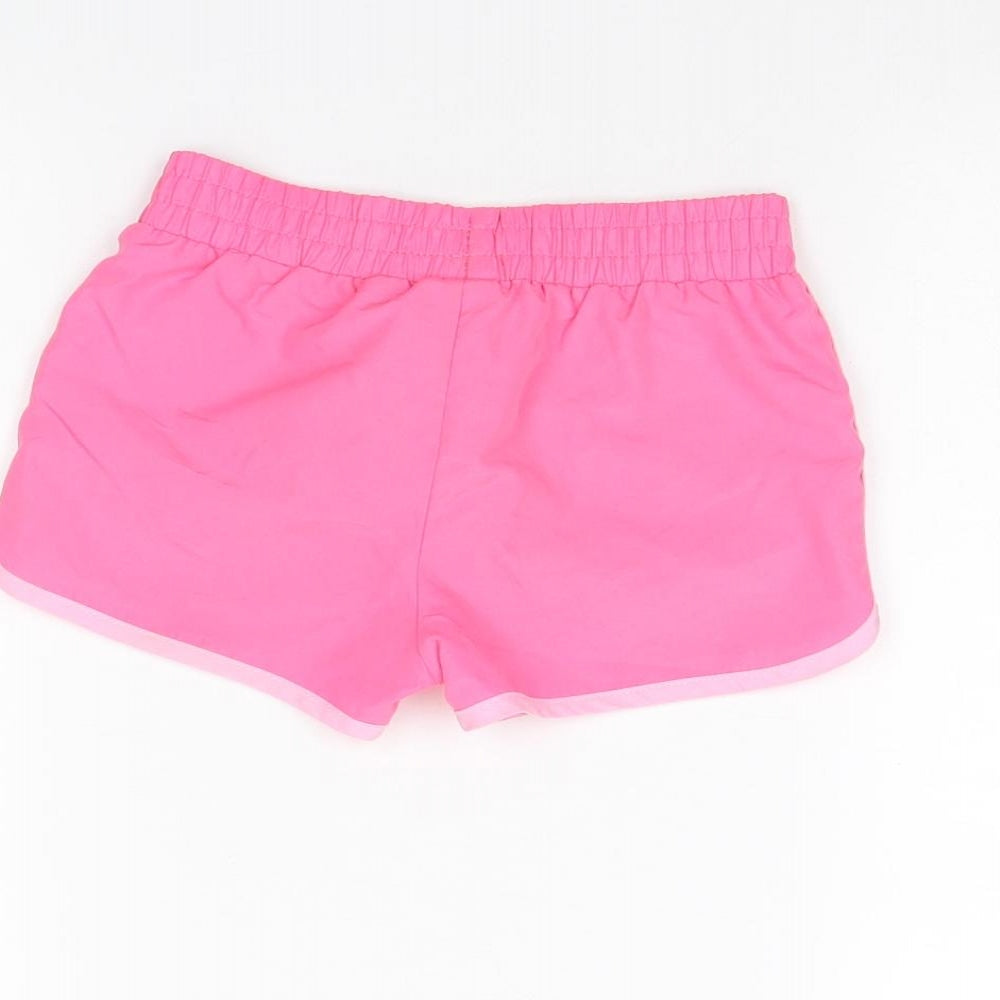 Evie Girls Pink   Sweat Shorts Size 5 Years