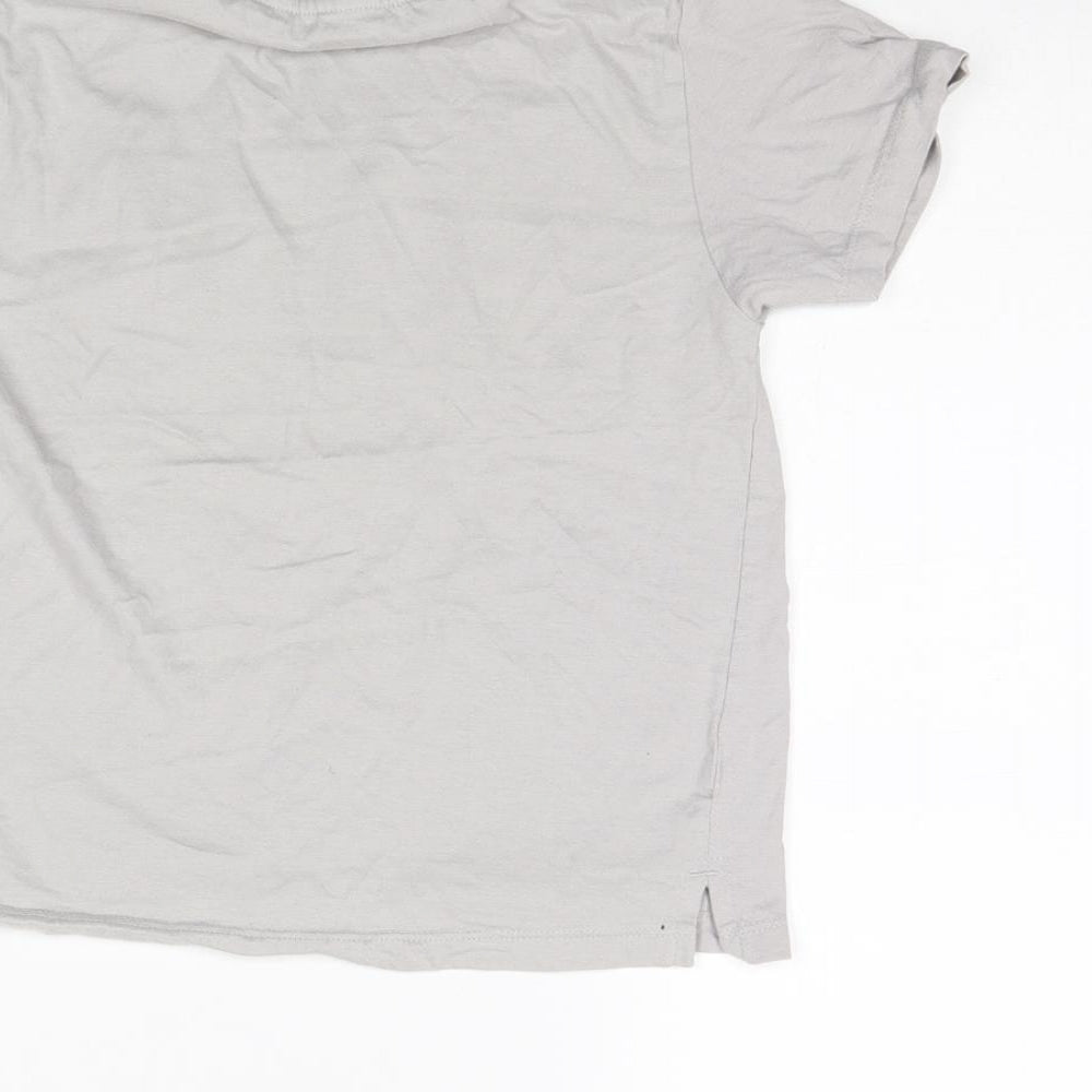 Primark Boys Grey   Basic T-Shirt Size 7 Years  - nyc