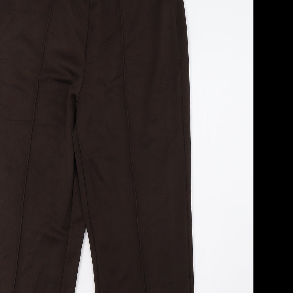 Classics Womens Brown   Trousers  Size 10 L28 in