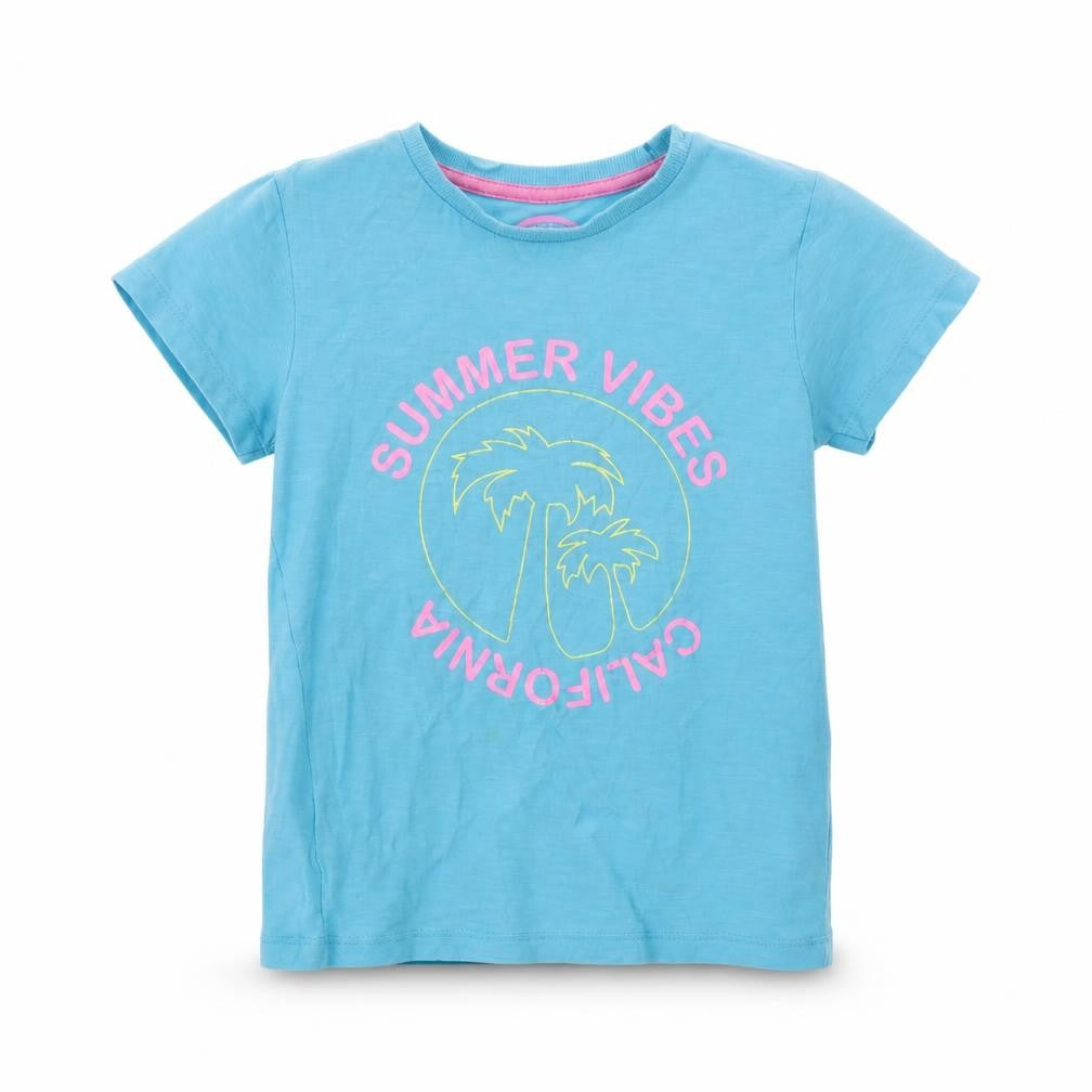 Matalan Girls Blue   Basic T-Shirt Size 8 Years
