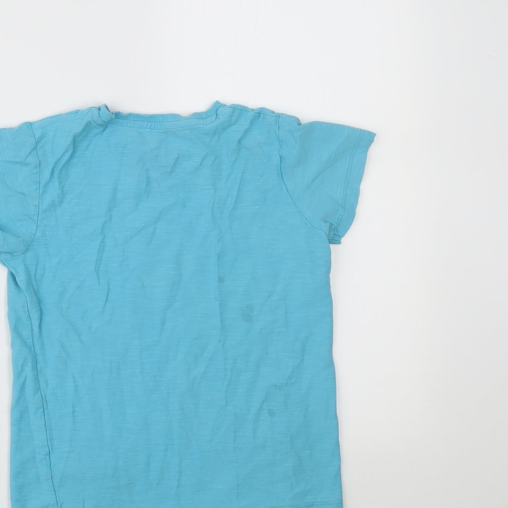 Matalan Girls Blue   Basic T-Shirt Size 8 Years