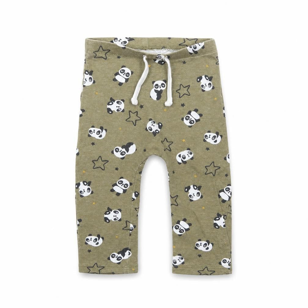 Front view of Matalan Baby Green Capri Trousers, size 9, Months