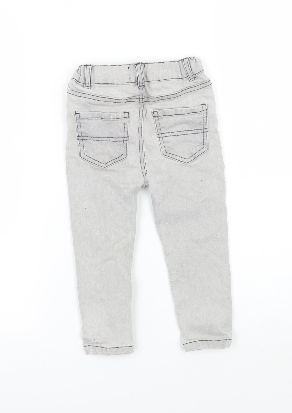 Denim & Co. Baby Grey   Capri Jeans Size 18-24 Months