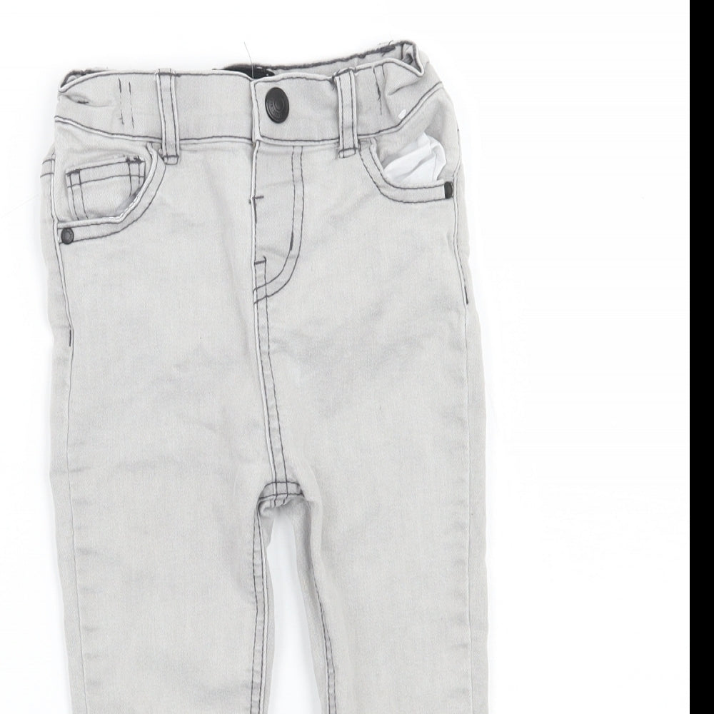 Denim & Co. Baby Grey   Capri Jeans Size 18-24 Months