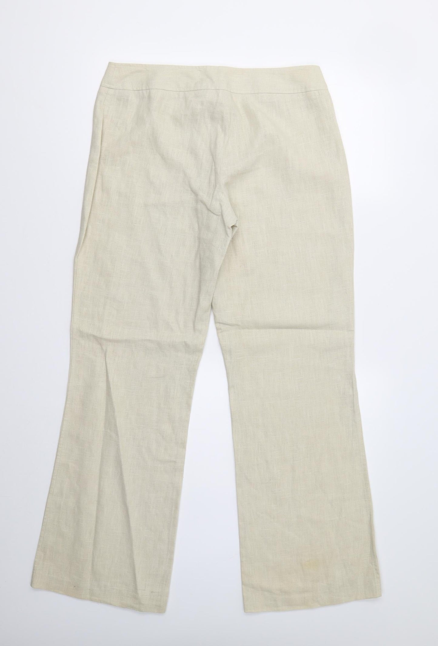 Evie Womens Beige   Trousers  Size 12 L31 in