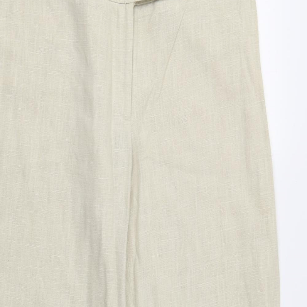 Evie Womens Beige   Trousers  Size 12 L31 in