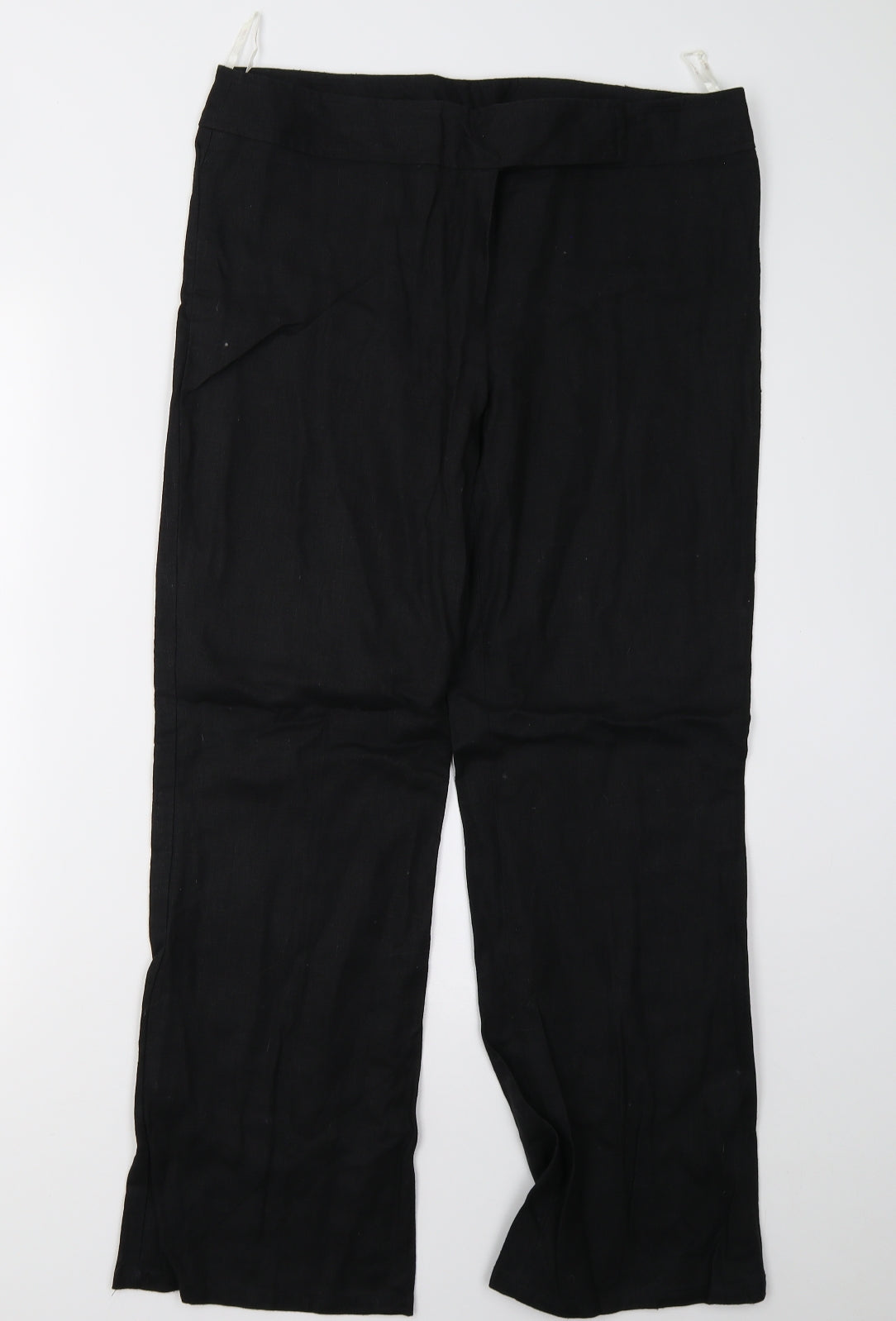 Evie Womens Black   Trousers  Size 12 L28 in