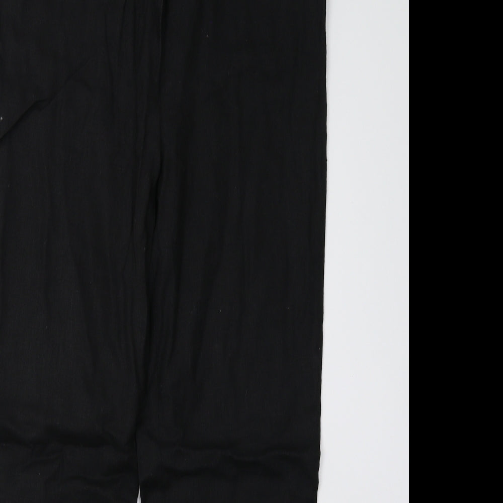 Evie Womens Black   Trousers  Size 12 L28 in