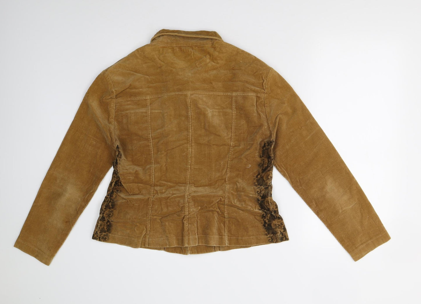Café Theatre Womens Brown  Corduroy Jacket  Size 42