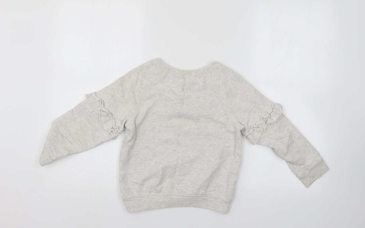 NEXT Girls Grey   Pullover Sweatshirt Size 6 Years