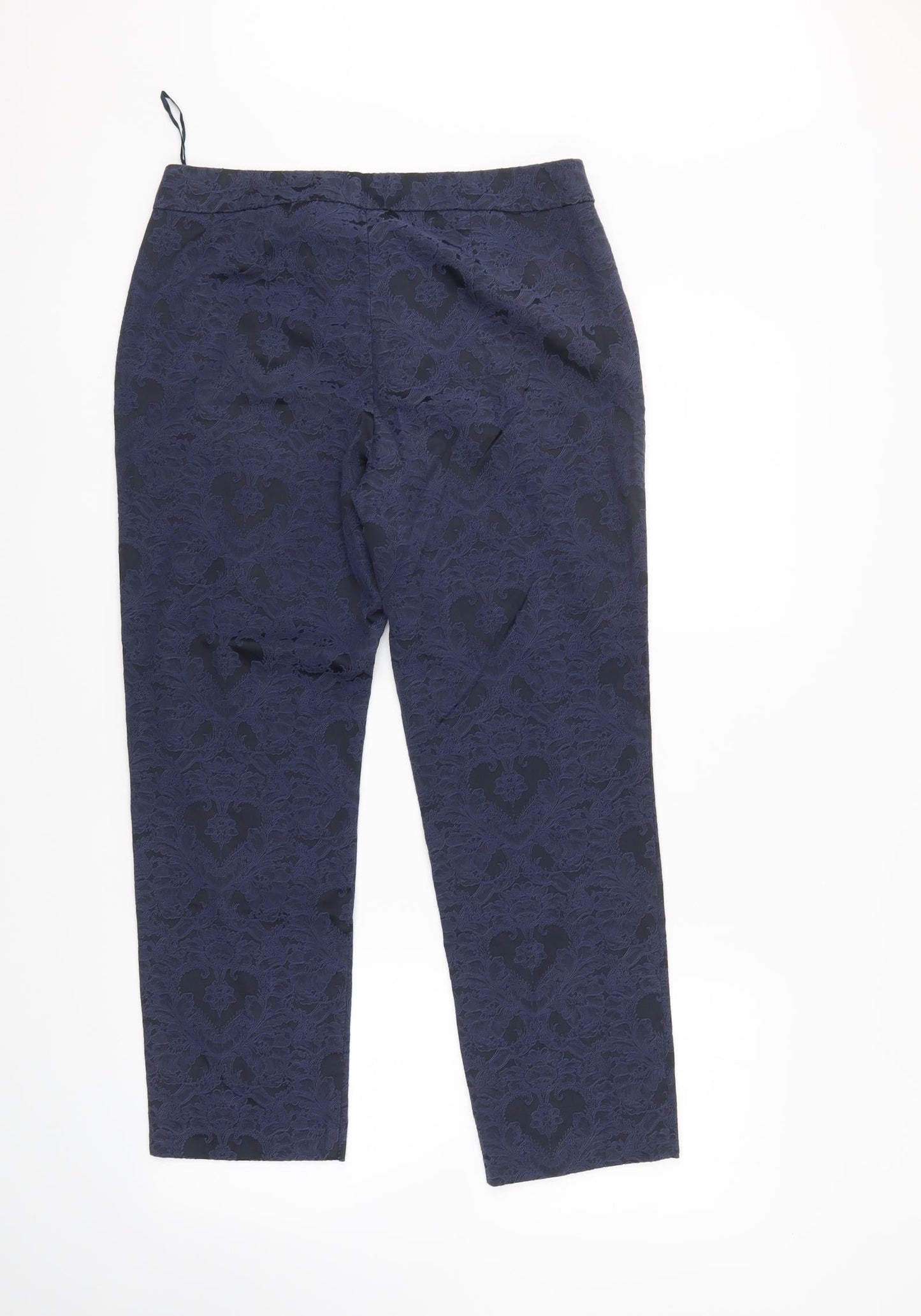 Papaya Womens Blue Floral  Sweatpants Trousers  L26 in