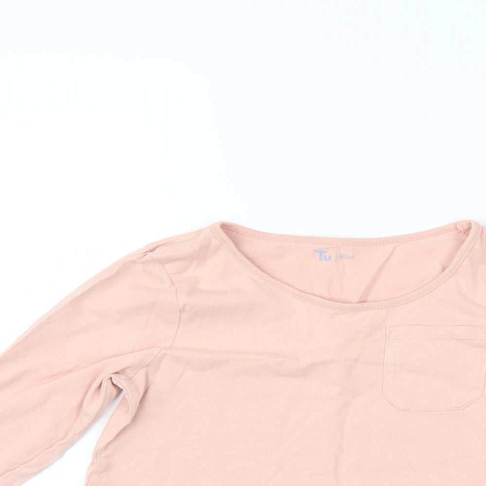 TU Girls Pink   Pullover Jumper Size 9 Years