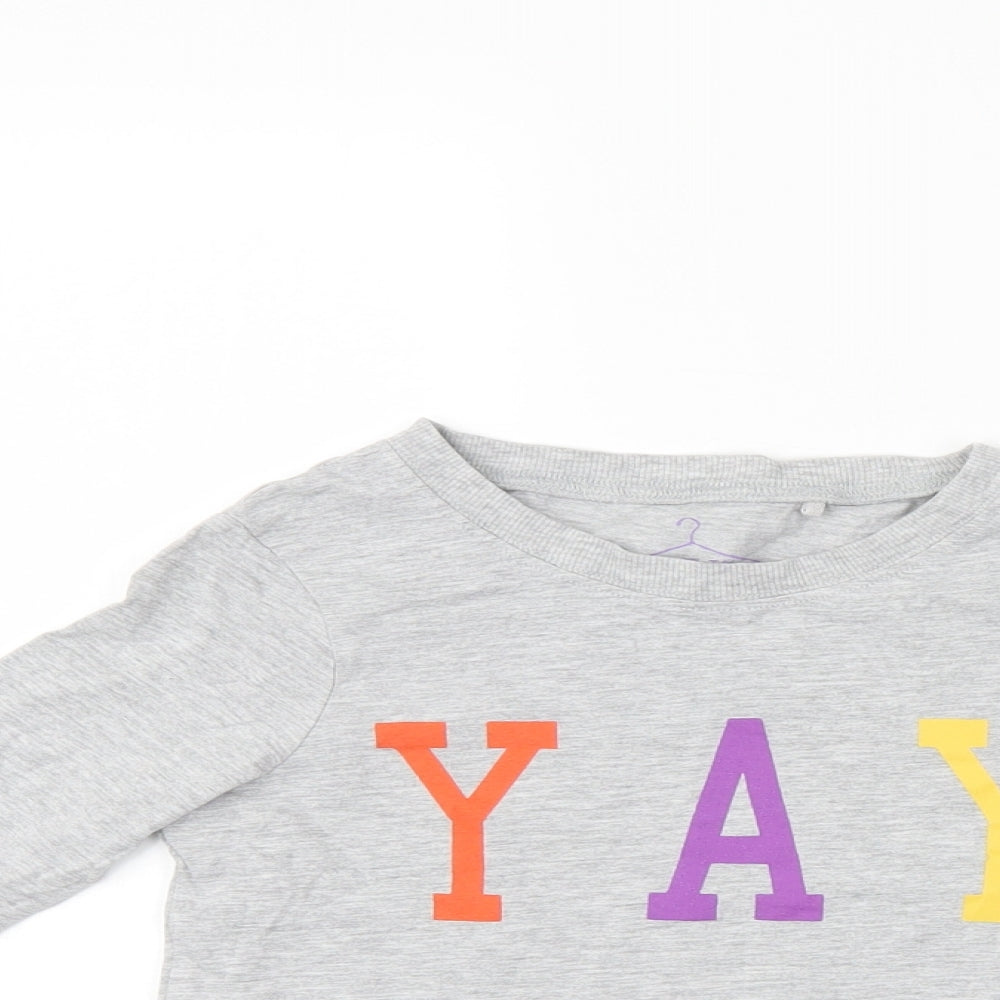 NEXT Girls Grey   Pullover Jumper Size 10 Years