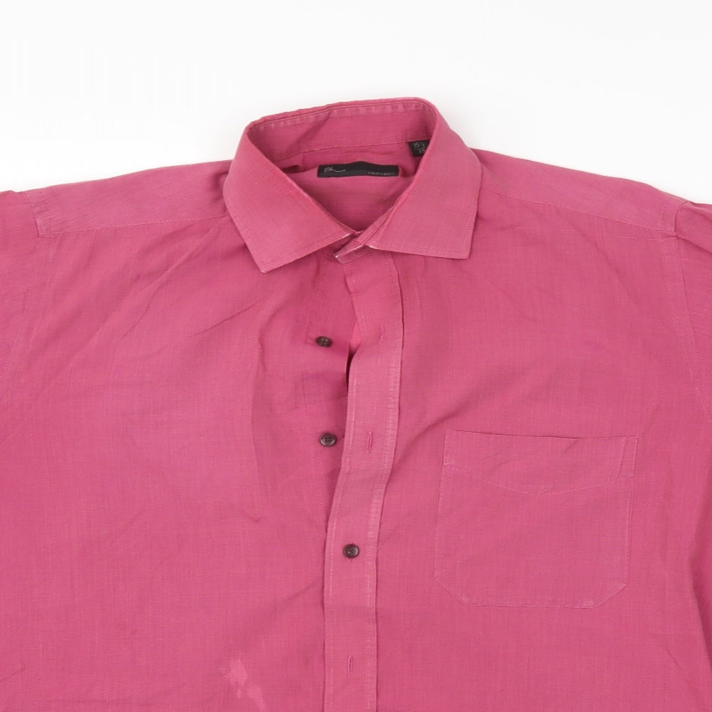 BHS Mens Purple    Button-Up Size 15.5