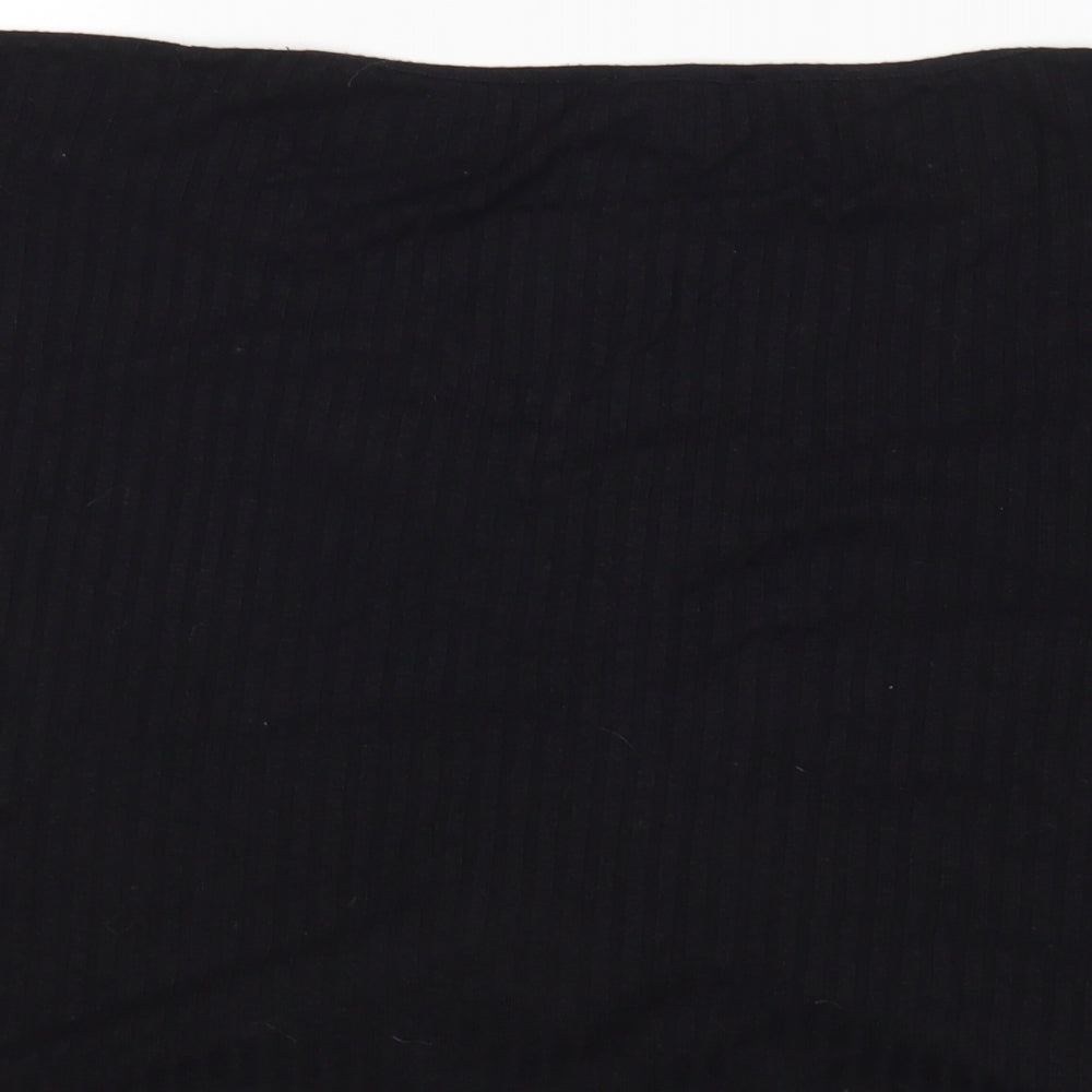 New Look Womens Black   Cropped Blouse Size L